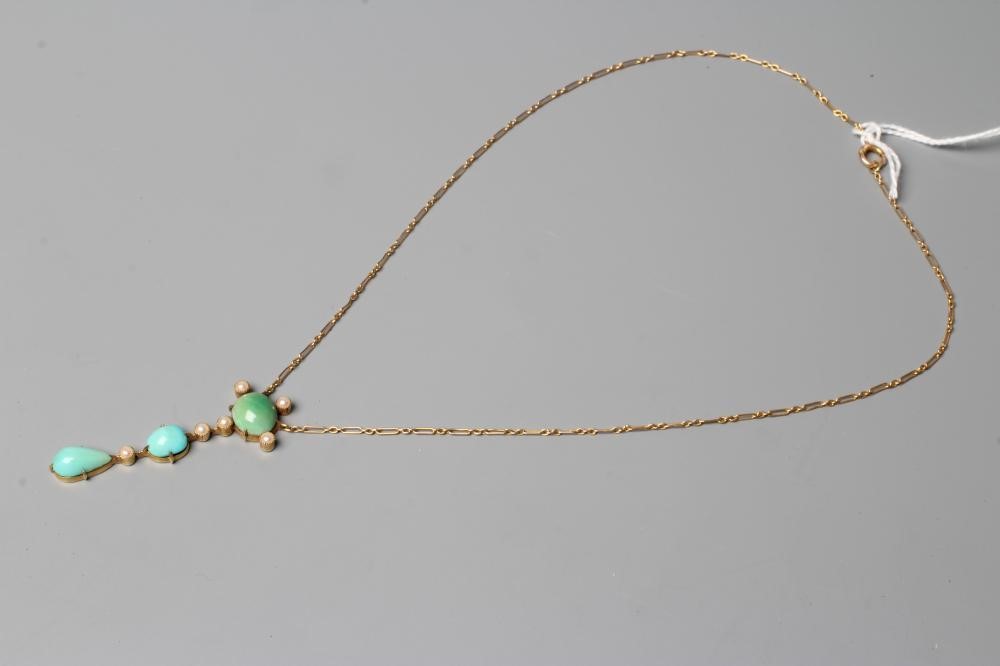 AN ARTS AND CRAFTS NECKLACE Image