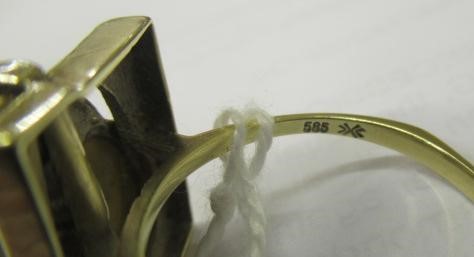 A SECESSIONIST STYLE COCKTAIL RING Image