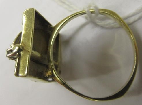 A SECESSIONIST STYLE COCKTAIL RING Image