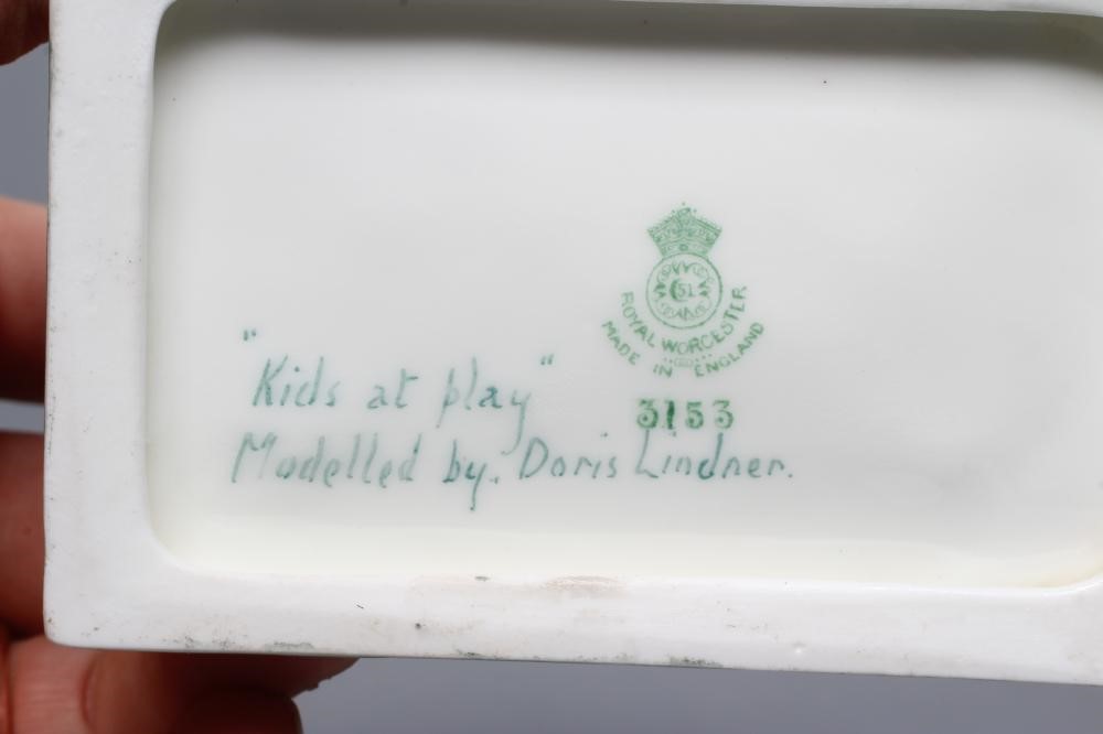 "KIDS AT PLAY" A ROYAL WORCESTER CHINA GROUP Image