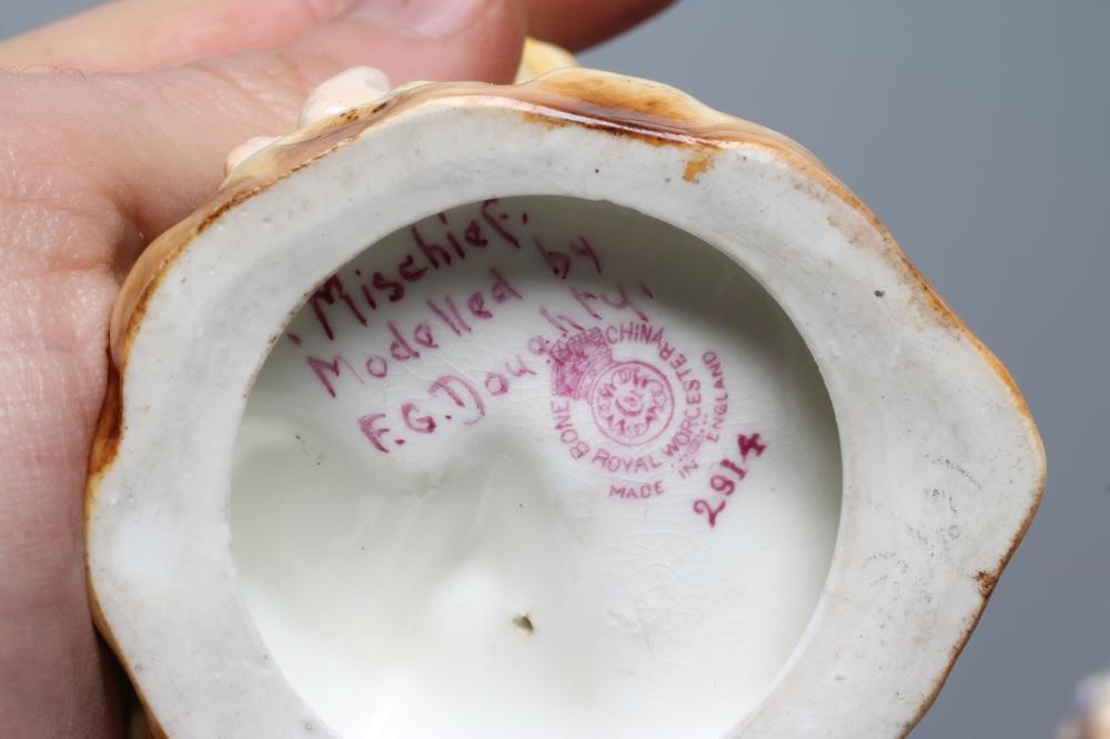 EIGHT ROYAL WORCESTER CHINA FIGURES modelled by Freda Doughty Image