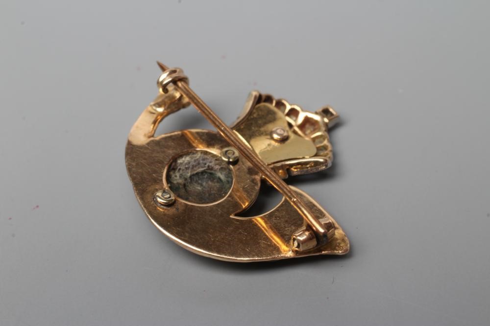 OF MILITARY INTEREST - a diamond and enamel Yorkshire Regimental badge, unmarked (Est. plus 24% Image