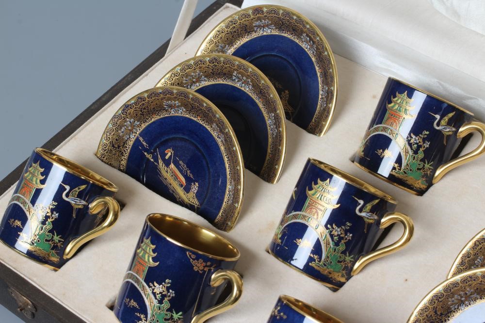 A CARLTON WARE COFFEE SERVICE Image