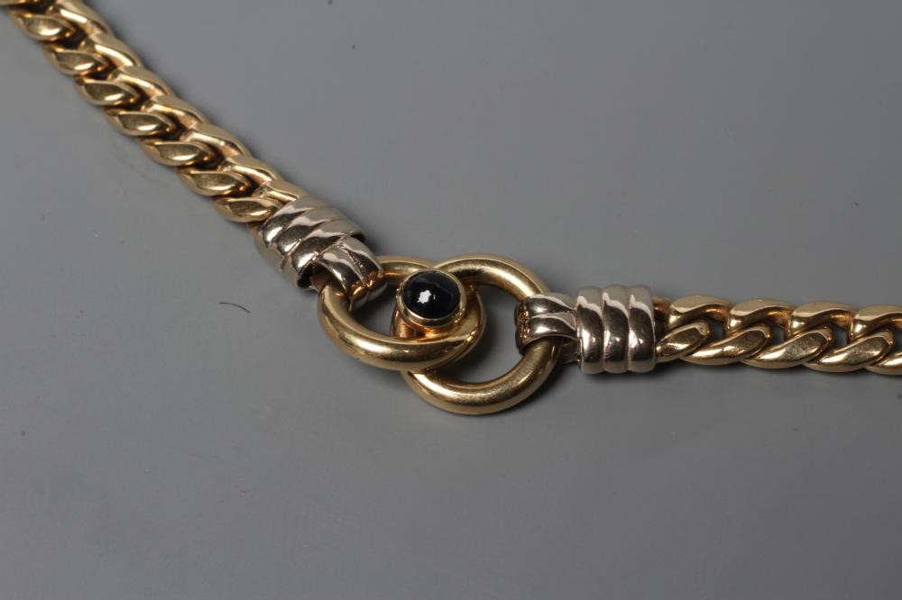 A FLAT CURB LINK CHAIN NECKLACE Image