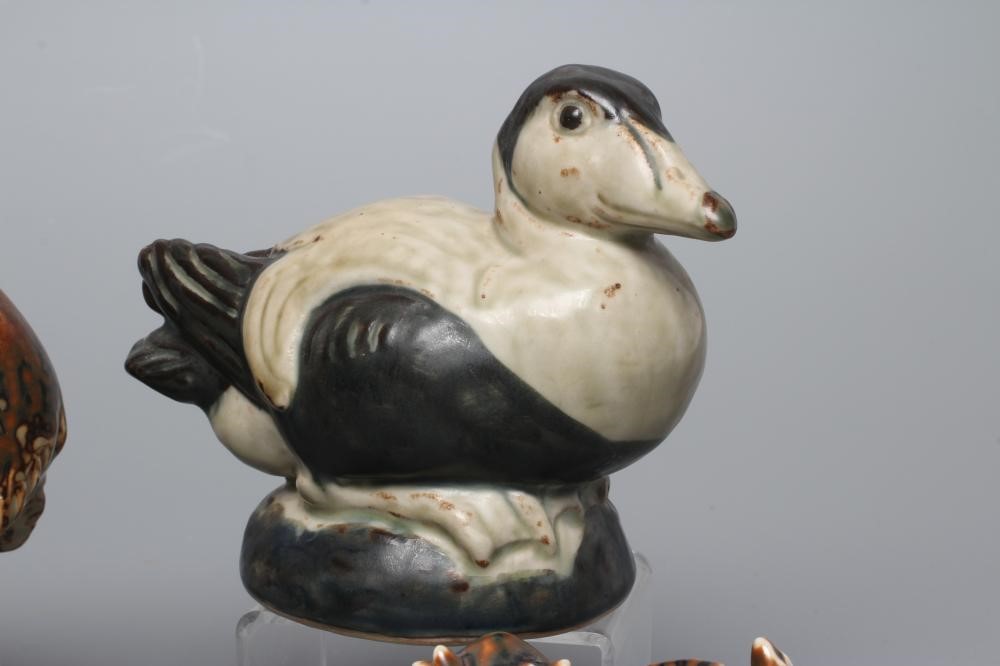 A ROYAL COPENHAGEN POTTERY EIDER DUCK Image