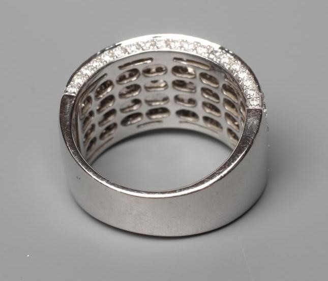 A HALF HOOP DIAMOND COCKTAIL RING Image