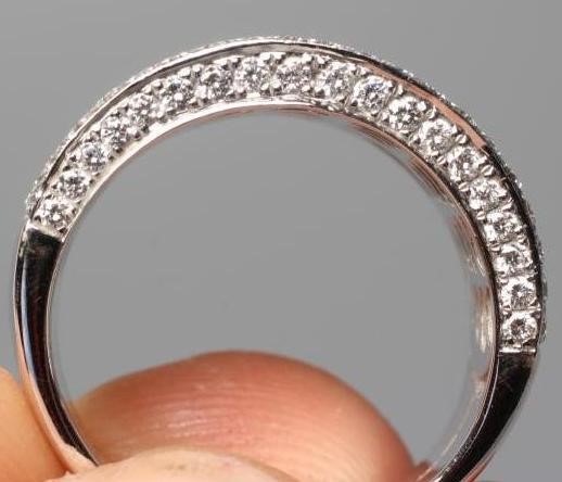 A HALF HOOP DIAMOND COCKTAIL RING Image