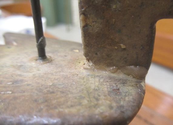 JOHN MALTBY (1936-2000) - a brown glazed stoneware stylised bird pricket candlestick, monogrammed Image