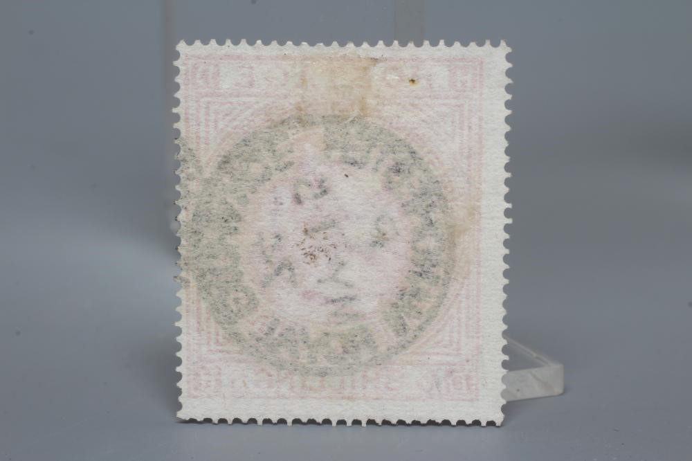 SG 127 5/- ROSE PLATE 1 Fine Manchester Royal Exchange Cancellation (Est. plus 24% premium inc. VAT) Image