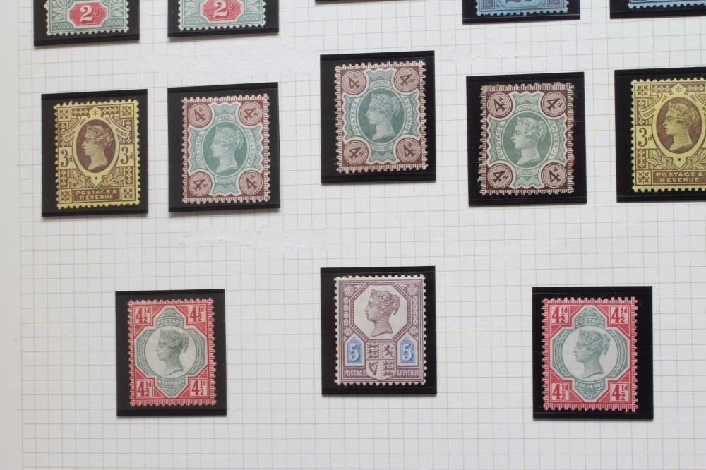 1883-1901 SMALL QUEEN VICTORIA COLLECTION mint and unused (Est. plus 24% premium inc. VAT) Please Image