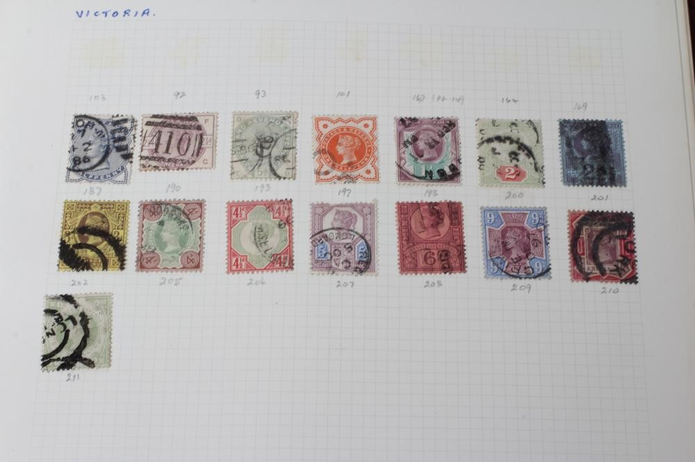 AN ALBUM OF GB STAMPS FROM QUEEN VICTORIA, mixed condition throughout but includes a nice looking Image