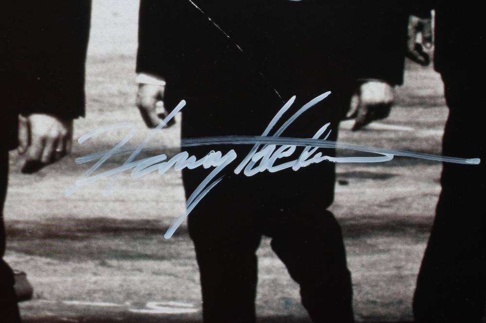 A SIGNED "RESERVOIR DOGS" POSTER autographed by Quentin Tarantino Image