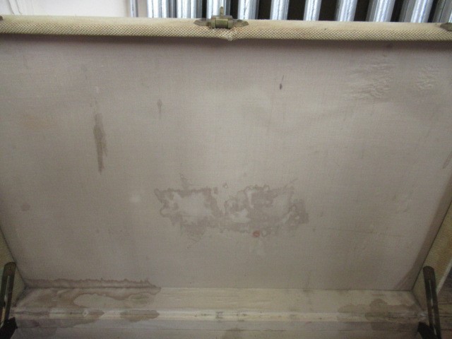 AN HERMES CANVAS AND LEATHER SUITCASE Image