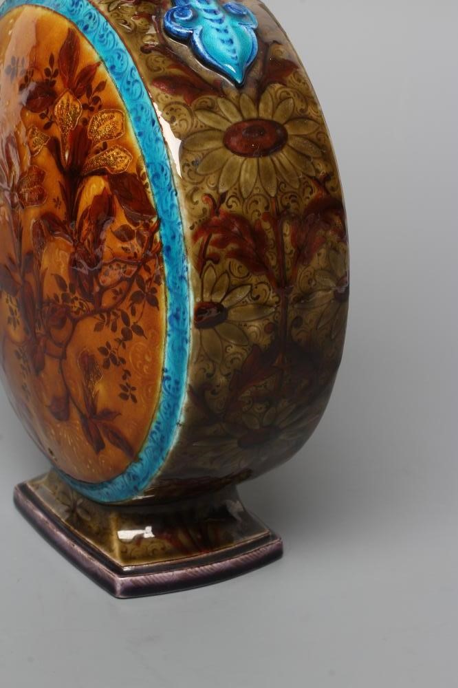 A THEODORE DECK MAJOLICA MOON FLASK Image