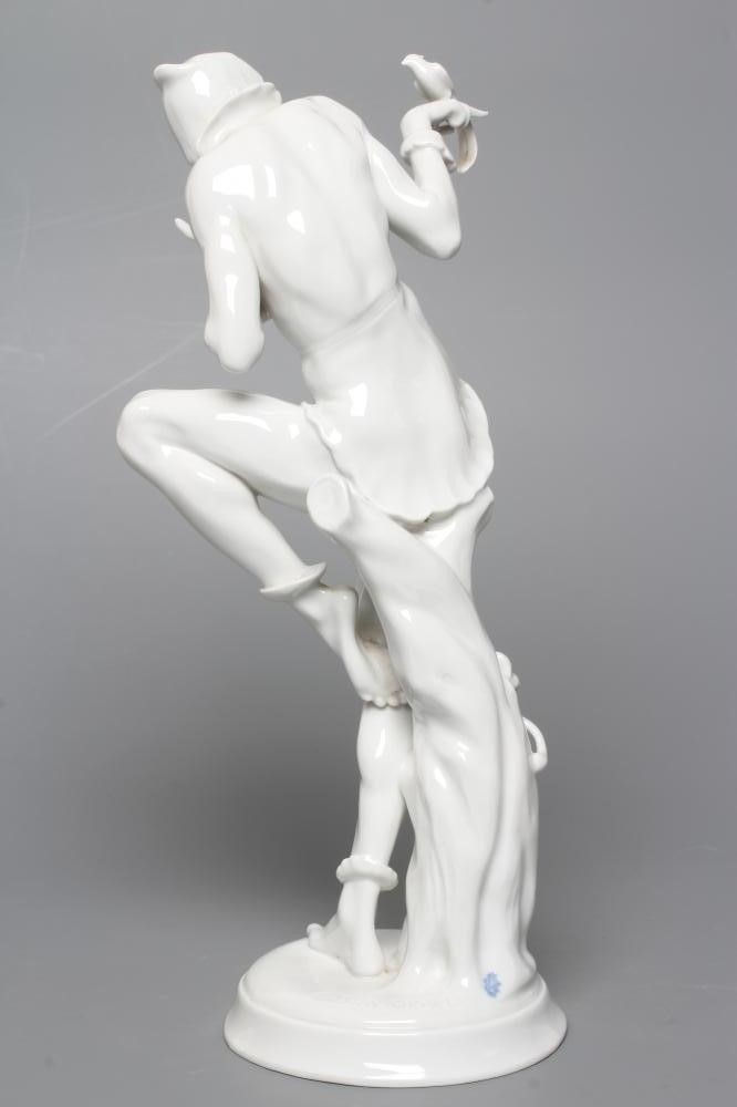 AFTER GUSTAV OPPEL - a Volkstedt blanc-de-chine porcelain figure Image