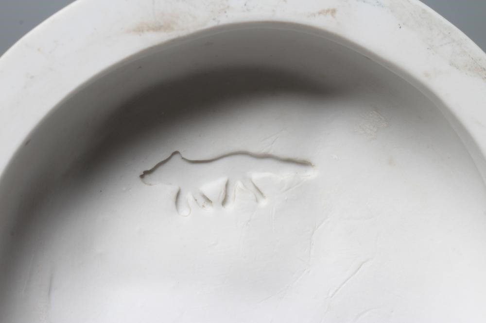 AFTER GUSTAV OPPEL - a Volkstedt blanc-de-chine porcelain figure Image