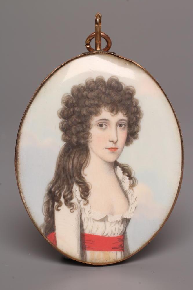 ENGLISH SCHOOL (Late 18th century) A Lady Image