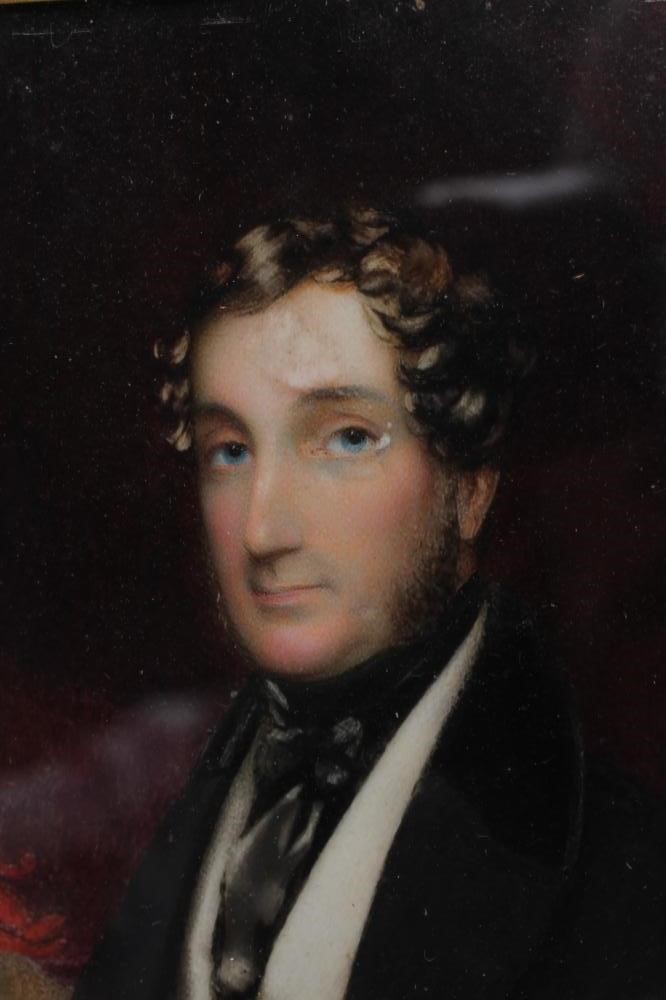 ATTRIBUTED TO CORNELIUS BERIS DURHAM (1809-1884) Portrait of a Gentleman with a Spaniel Image