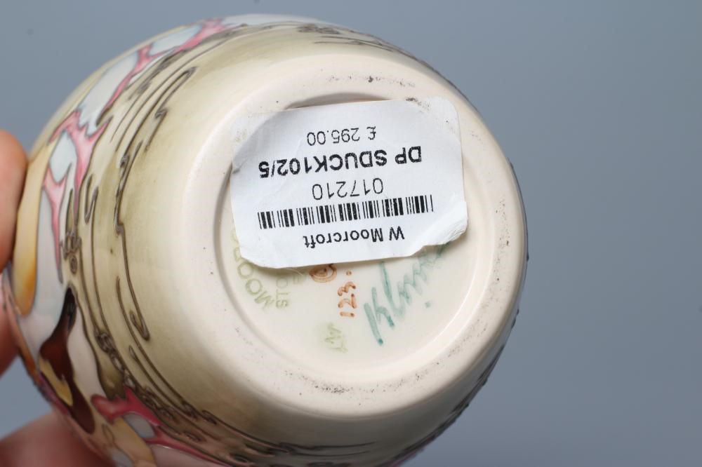 A MOORCROFT POTTERY SPRING DUCKLINGS VASE Image