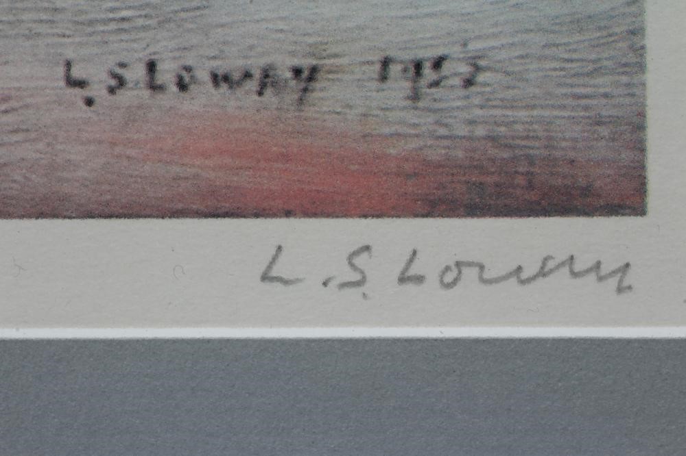 LAURENCE STEPHEN LOWRY (1887-1976) "His Family" Image