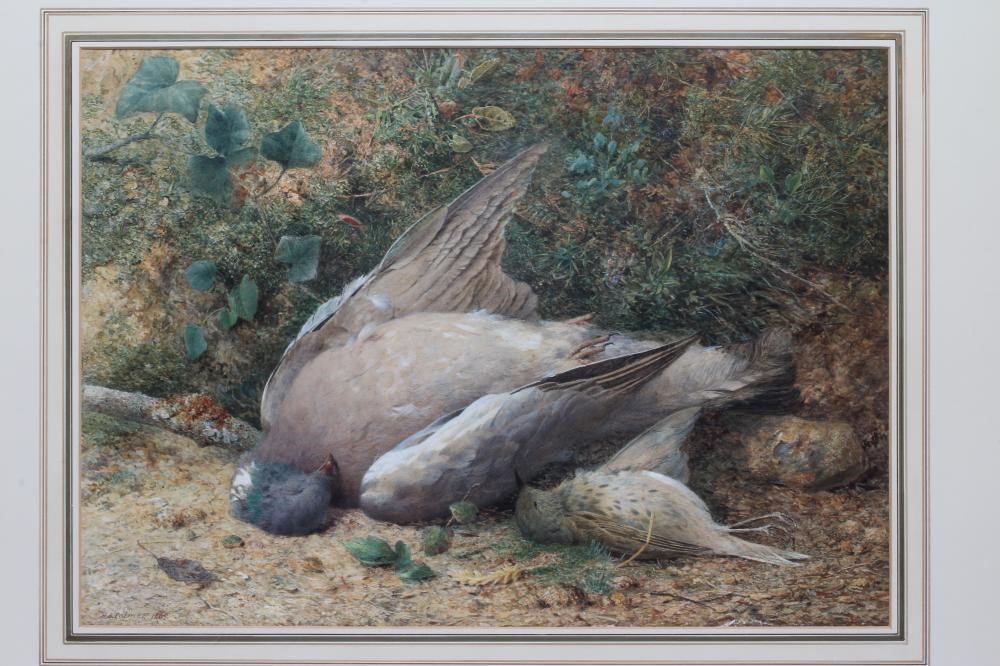 HARRY SUTTON PALMER (1854-1933) Still Life With Game Birds, watercolour heightened with white, Image
