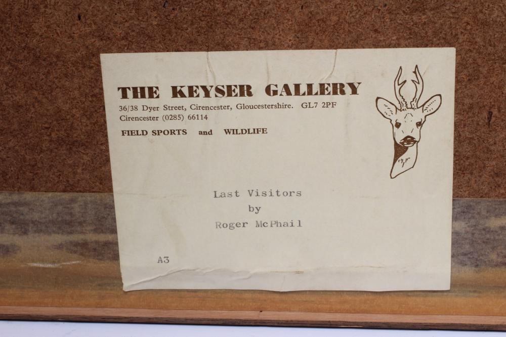 ROGER McPHAIL (b.1953) "Last Visitors" Image