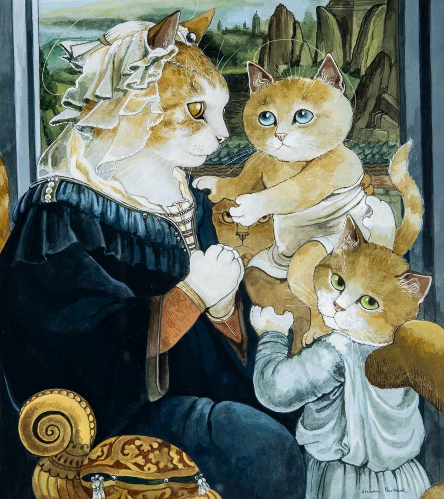 SUSAN HERBERT (1945-2014) Madonna and Child after Fra Filippo Lippi Image