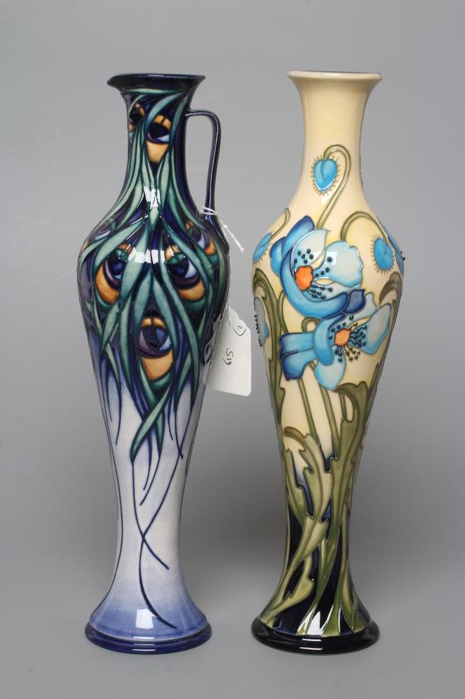 A MOORCROFT POTTERY FANFARE (CASTLE HOWARD) EWER Image