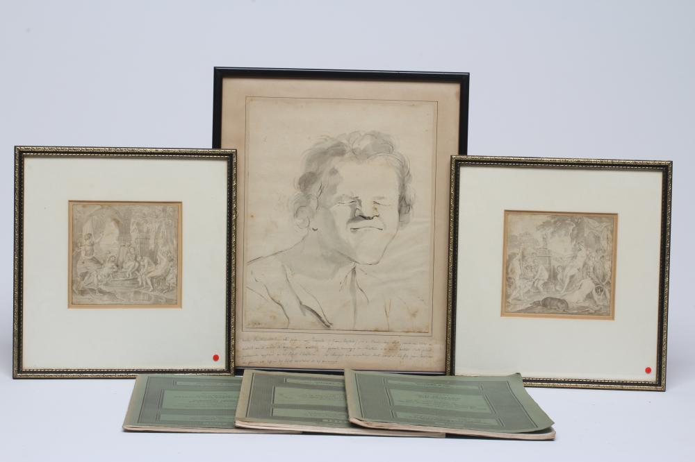 AFTER GUERCINO (Italian 1591-1666) A Caricature of a Youth Image