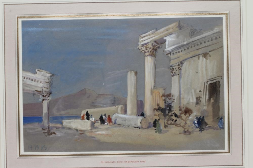 HERCULES BRABAZON BRABAZON (1821-1906) Figures By a Ruined Temple Image