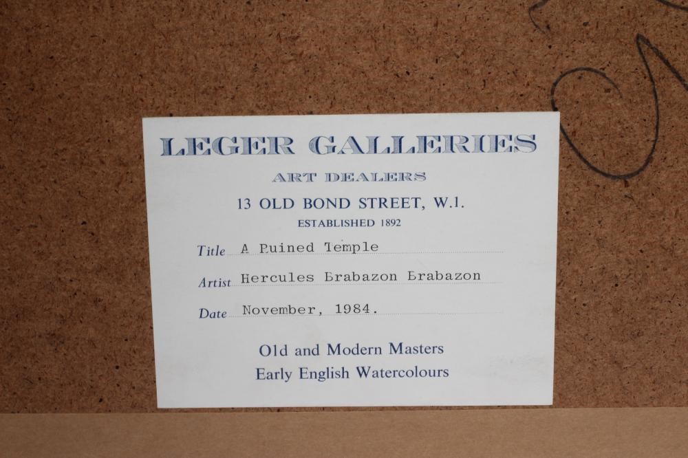 HERCULES BRABAZON BRABAZON (1821-1906) Figures By a Ruined Temple Image