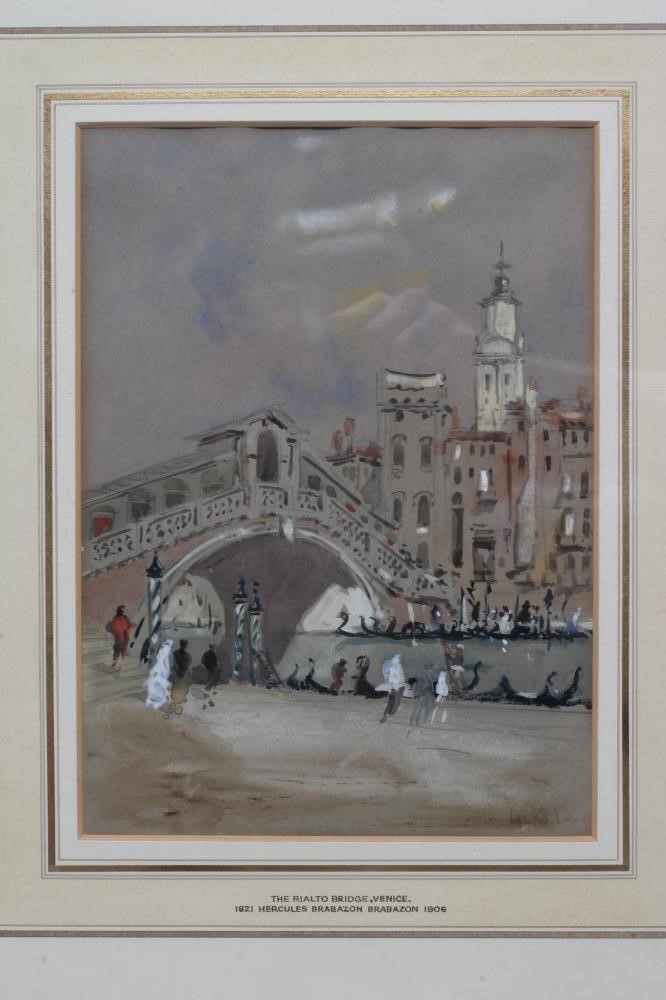 HERCULES BRABAZON BRABAZON (1821-1906) The Rialto Bridge Venice Image
