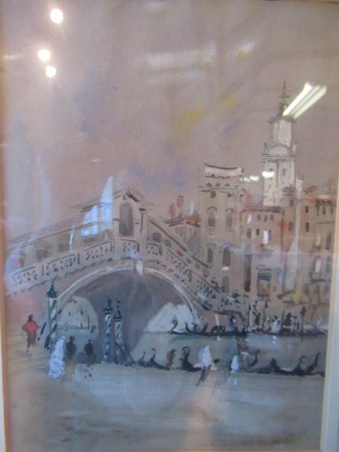 HERCULES BRABAZON BRABAZON (1821-1906) The Rialto Bridge Venice Image