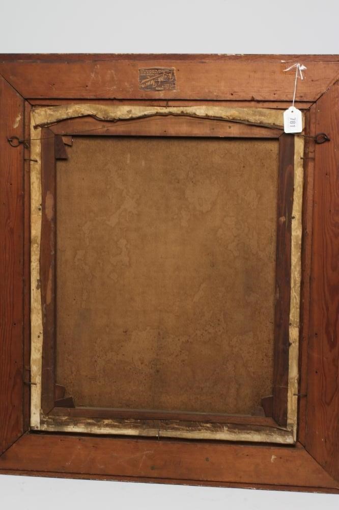 CIRCLE OF ARTHUR WARDLE (1864-1949) Portrait of a St Bernard, oil on canvas, bears signature, 24 Image