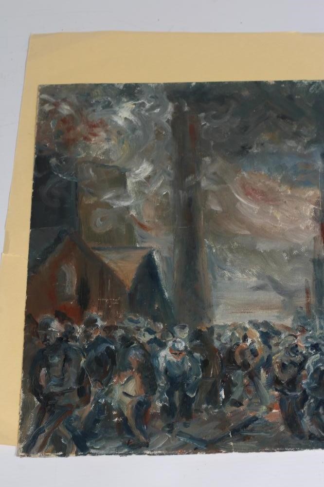 KENNETH JAMES GRIBBLE (1914-1989) "Day Shift Off." Image