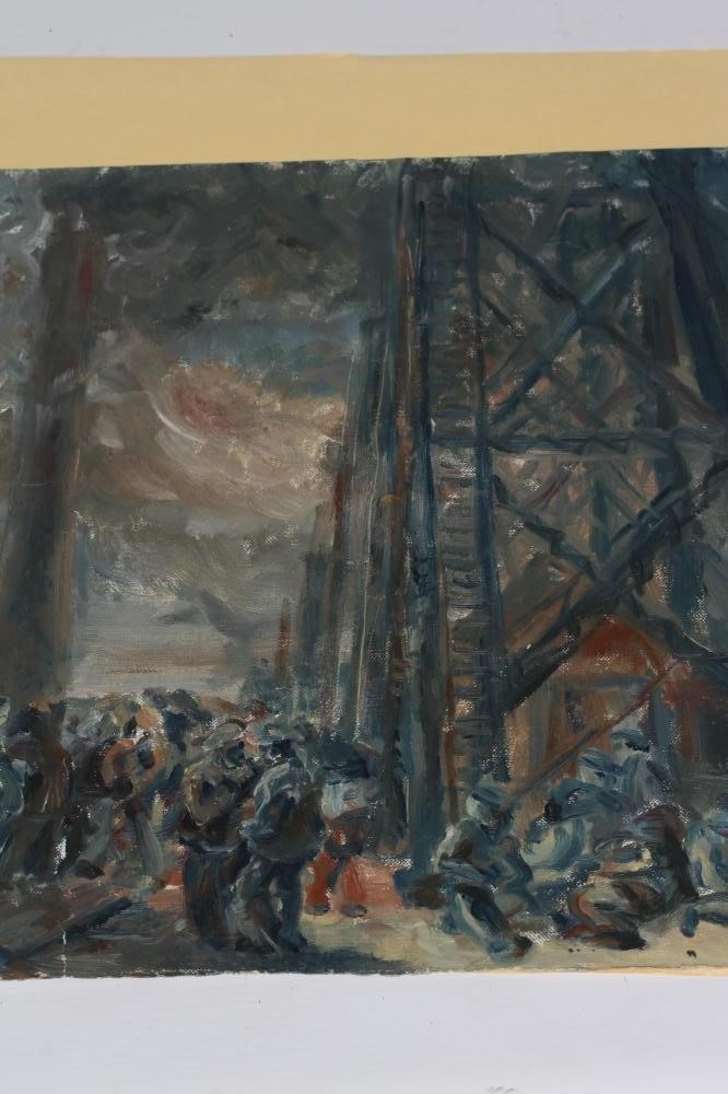 KENNETH JAMES GRIBBLE (1914-1989) "Day Shift Off." Image