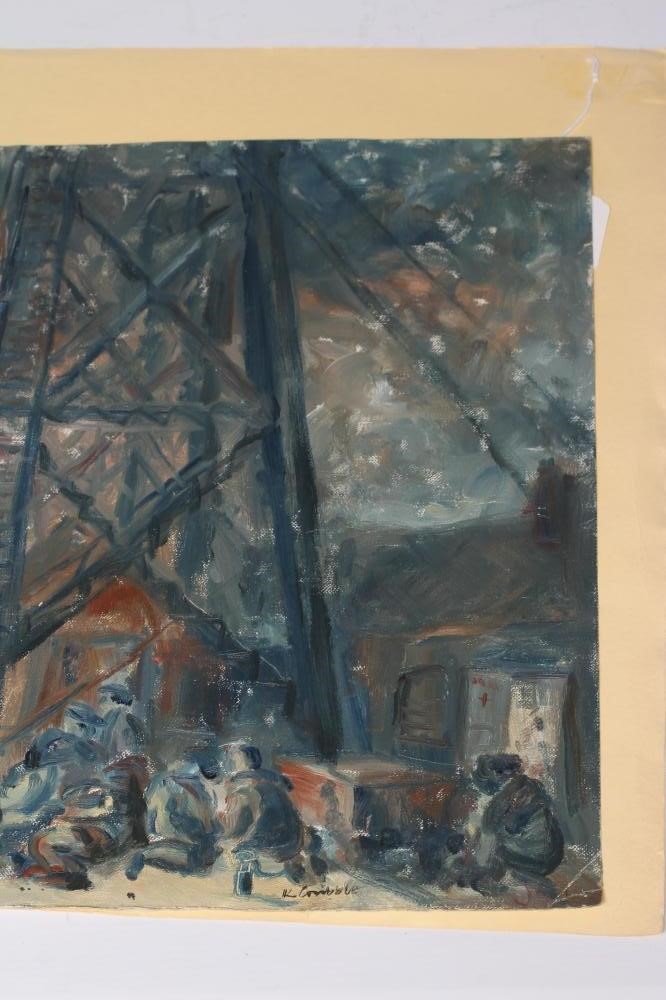 KENNETH JAMES GRIBBLE (1914-1989) "Day Shift Off." Image