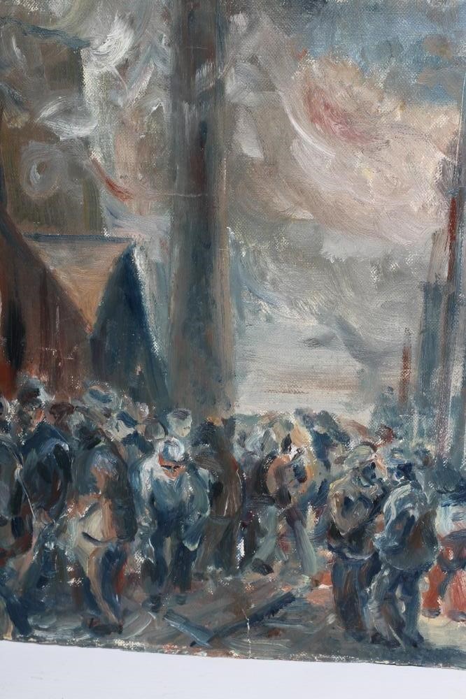 KENNETH JAMES GRIBBLE (1914-1989) "Day Shift Off." Image