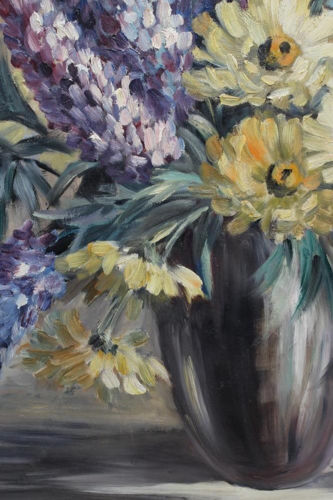 W JOYCE LAKEMAN (British 20th century) Still Life with Flowers in a Vase, oil on board, signed, 29 Image