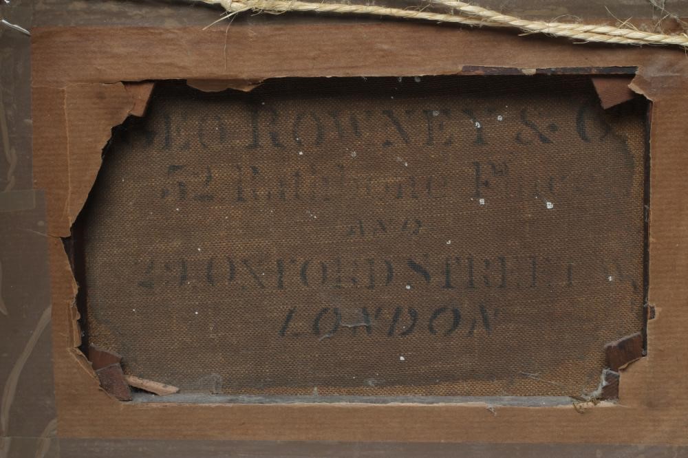 BRITISH SCHOOL (19th century) Study of a Birds Nest, oil on canvas, indistinctly signed, 7" x 10", Image