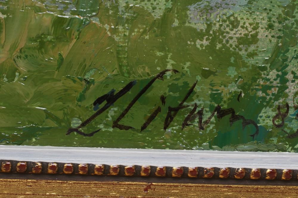 ZBIGNIEW LITWIN (Polish 1914-2001) Coastal Scene with Boats Image