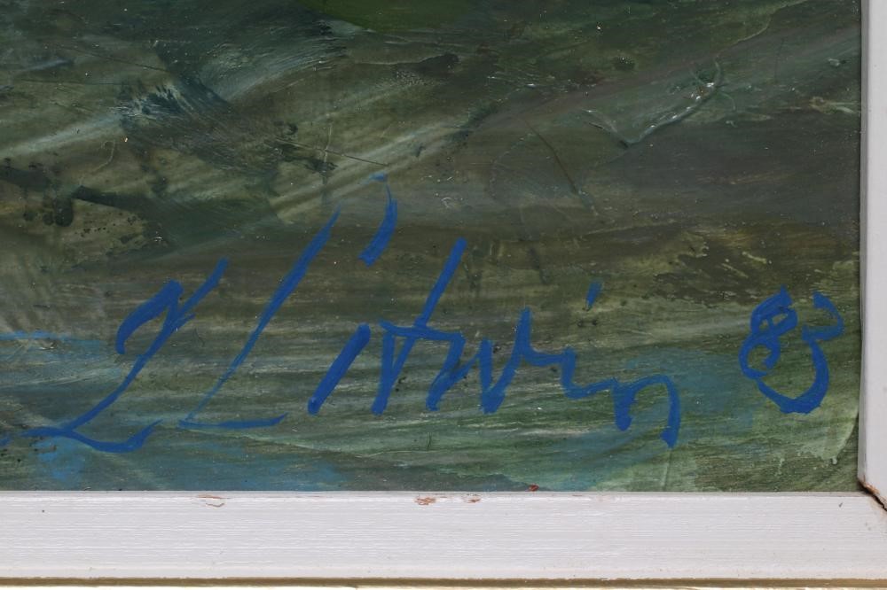 ZBIGNIEW LITWIN (Polish 1914-2001) Figures on a Wooded Path Image