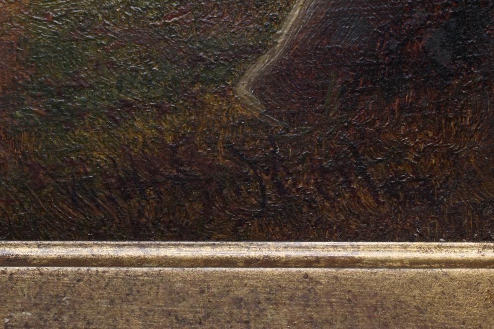 WILLIAM MELLOR (1851-1931) Thornton Ghyll, Ingleton, oil on canvas, signed, inscribed to reverse, Image