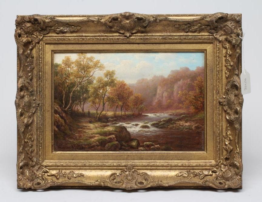 WILLIAM MELLOR (1851-1931) Woodland Brook Nr. Barden Tower, Wharfdale, oil on canvas, signed, Image