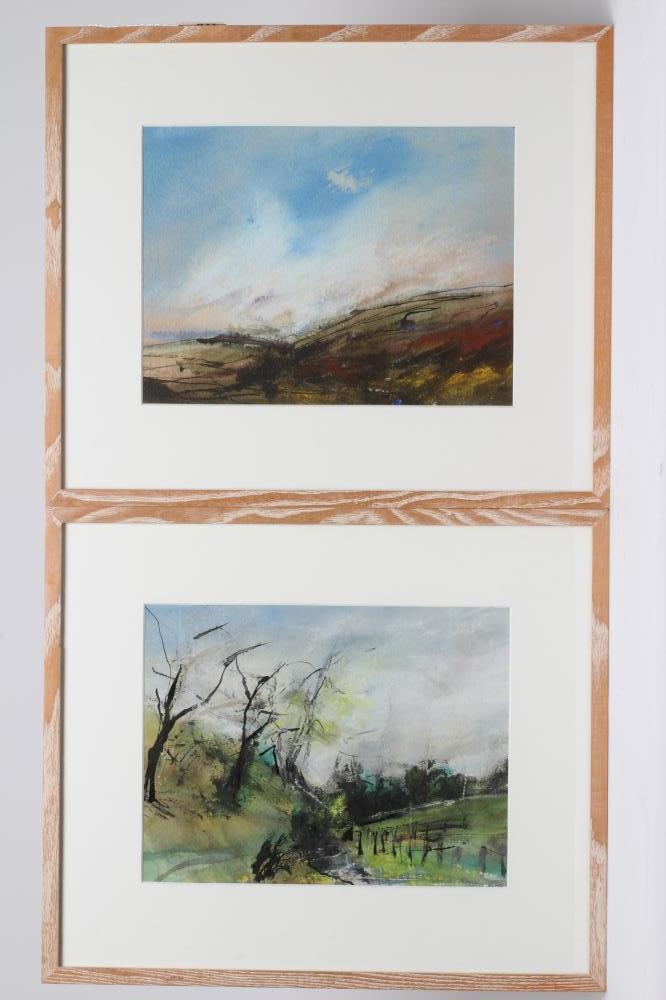 KATHERINE HOLMES (b.1962) "The River Aire near Airton" and "Summer Sky over Arkengarthdale" Image