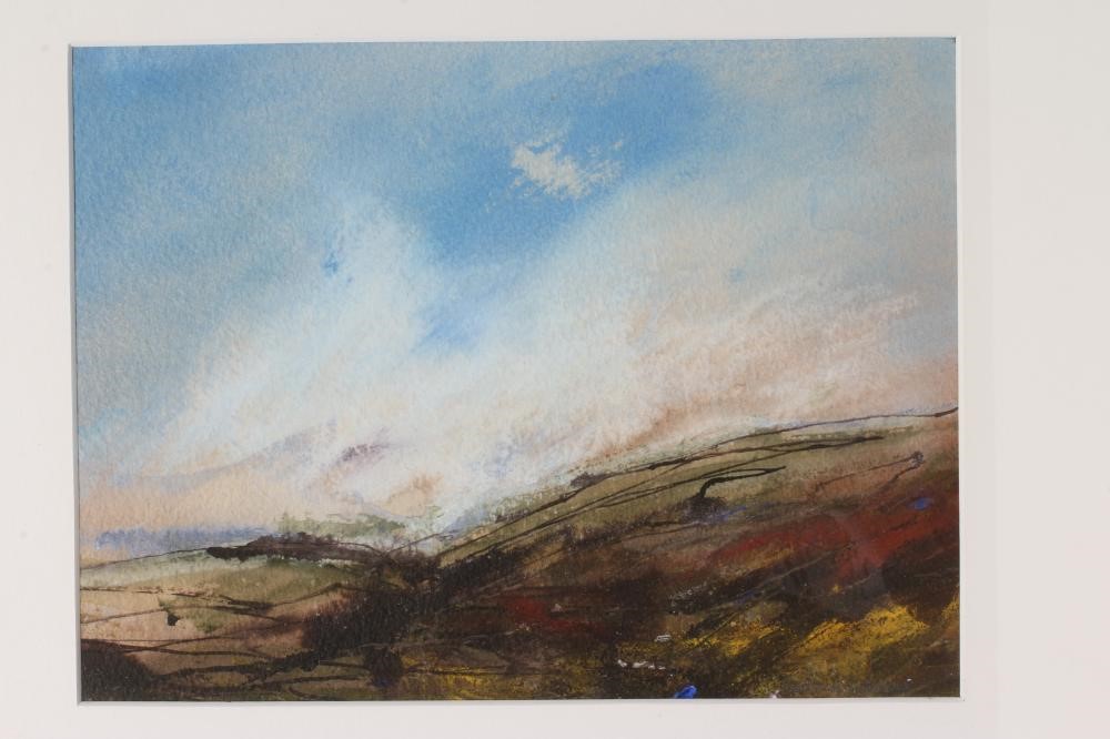 KATHERINE HOLMES (b.1962) "The River Aire near Airton" and "Summer Sky over Arkengarthdale" Image