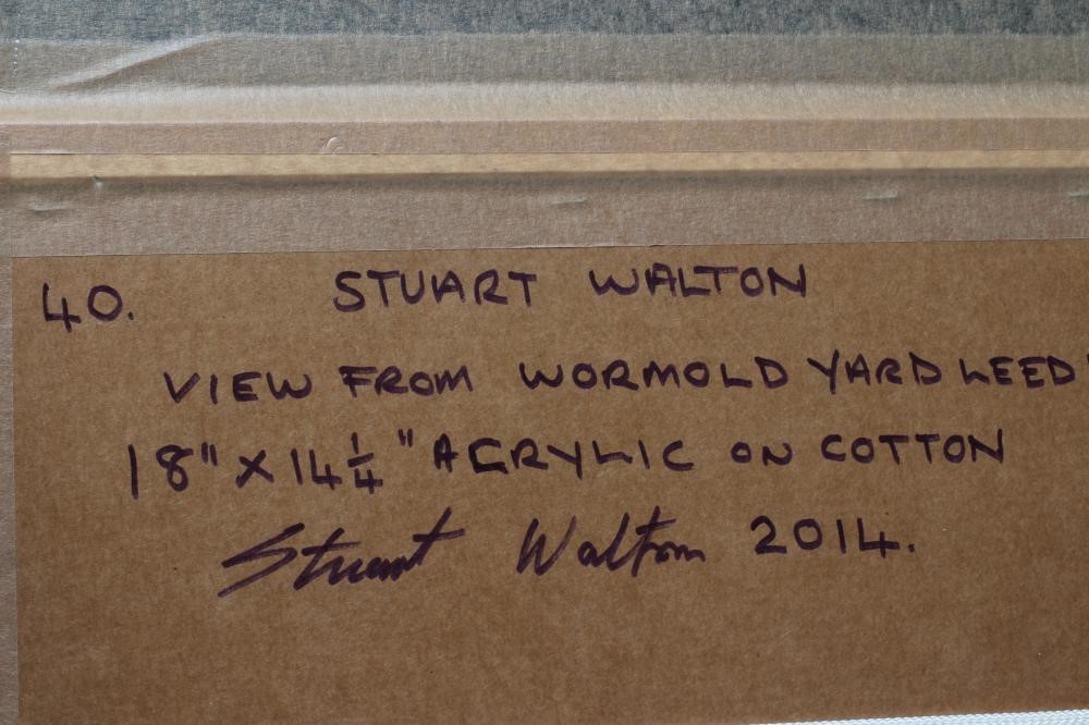 STUART WALTON (b.1933) "View from Wormald Yard Leeds" Image