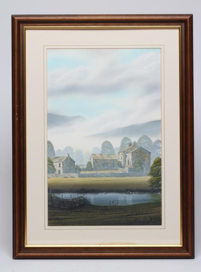 CHRISTOPHER (CHRIS) GRAHAM WADE (1954-2008) Morning Mist above Linton Falls Image