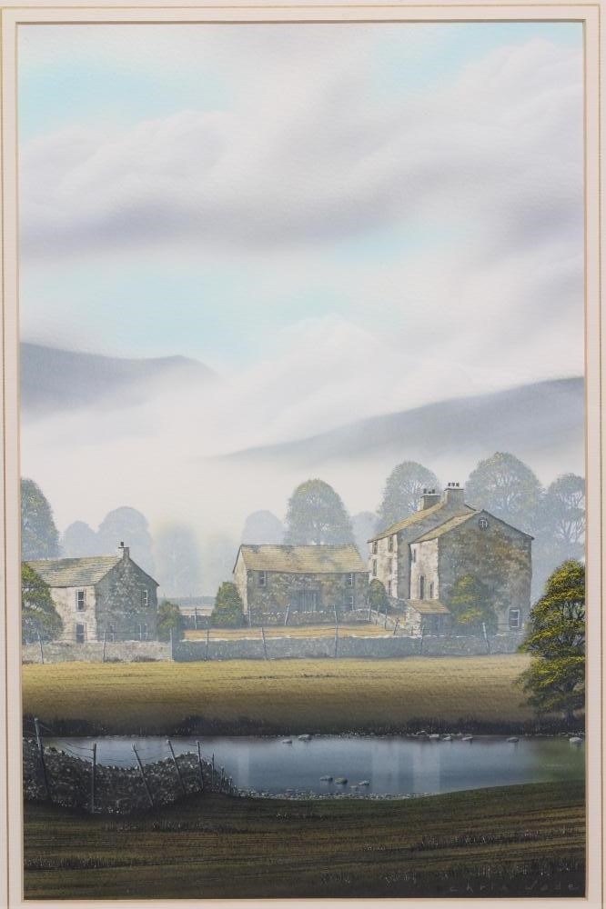CHRISTOPHER (CHRIS) GRAHAM WADE (1954-2008) Morning Mist above Linton Falls Image