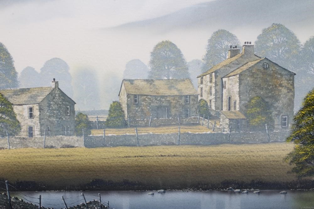 CHRISTOPHER (CHRIS) GRAHAM WADE (1954-2008) Morning Mist above Linton Falls Image
